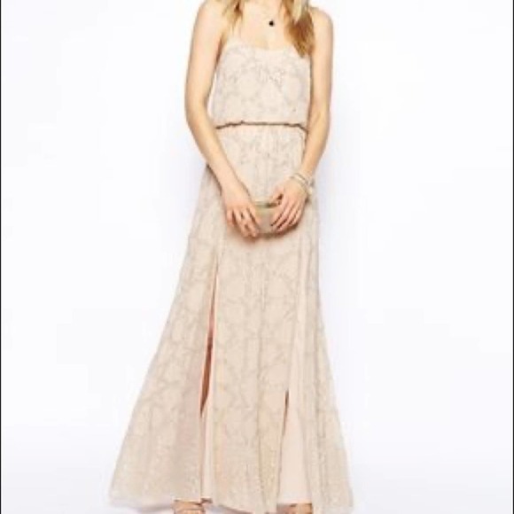 Needle & Thread Beaded Constellation Maxi Dress 2 - Picture 6 of 16